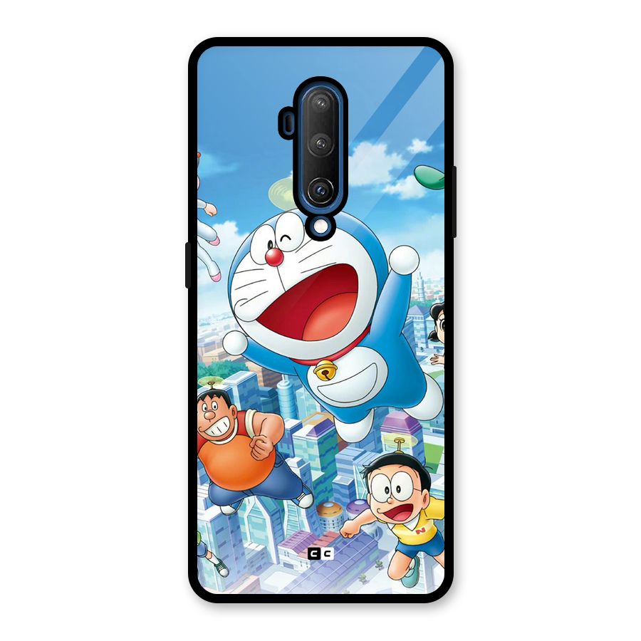 Doremon Flying Glass Back Case for OnePlus 7T Pro