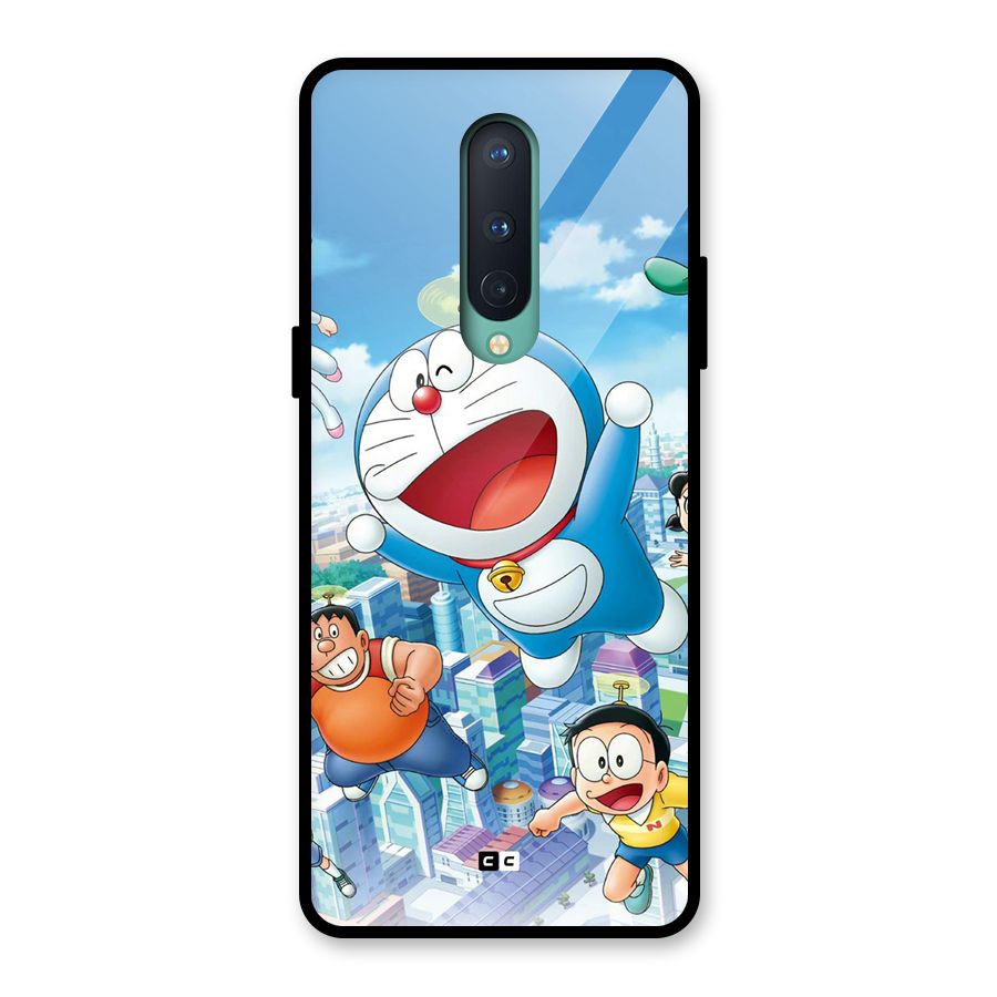 Doremon Flying Glass Back Case for OnePlus 8