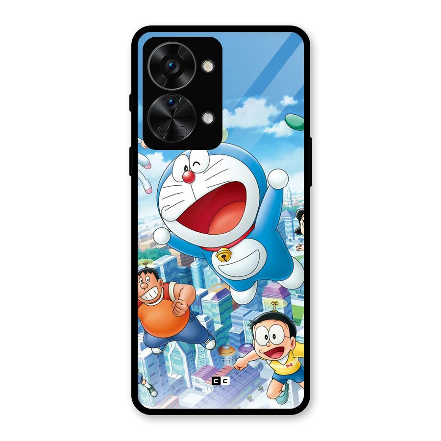 Doremon Flying Glass Back Case for OnePlus Nord 2T