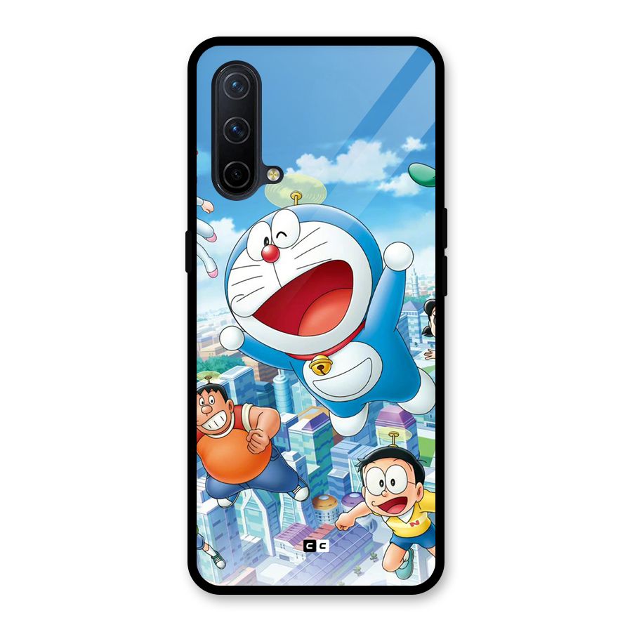 Doremon Flying Glass Back Case for OnePlus Nord CE 5G