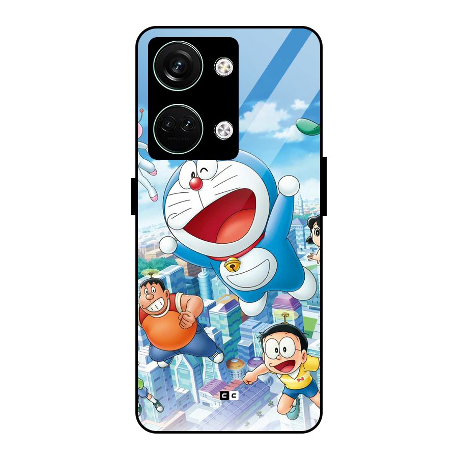 Doremon Flying Glass Back Case for Oneplus Nord 3