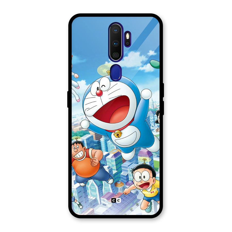 Doremon Flying Glass Back Case for Oppo A9 (2020)