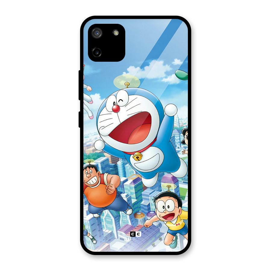 Doremon Flying Glass Back Case for Realme C11