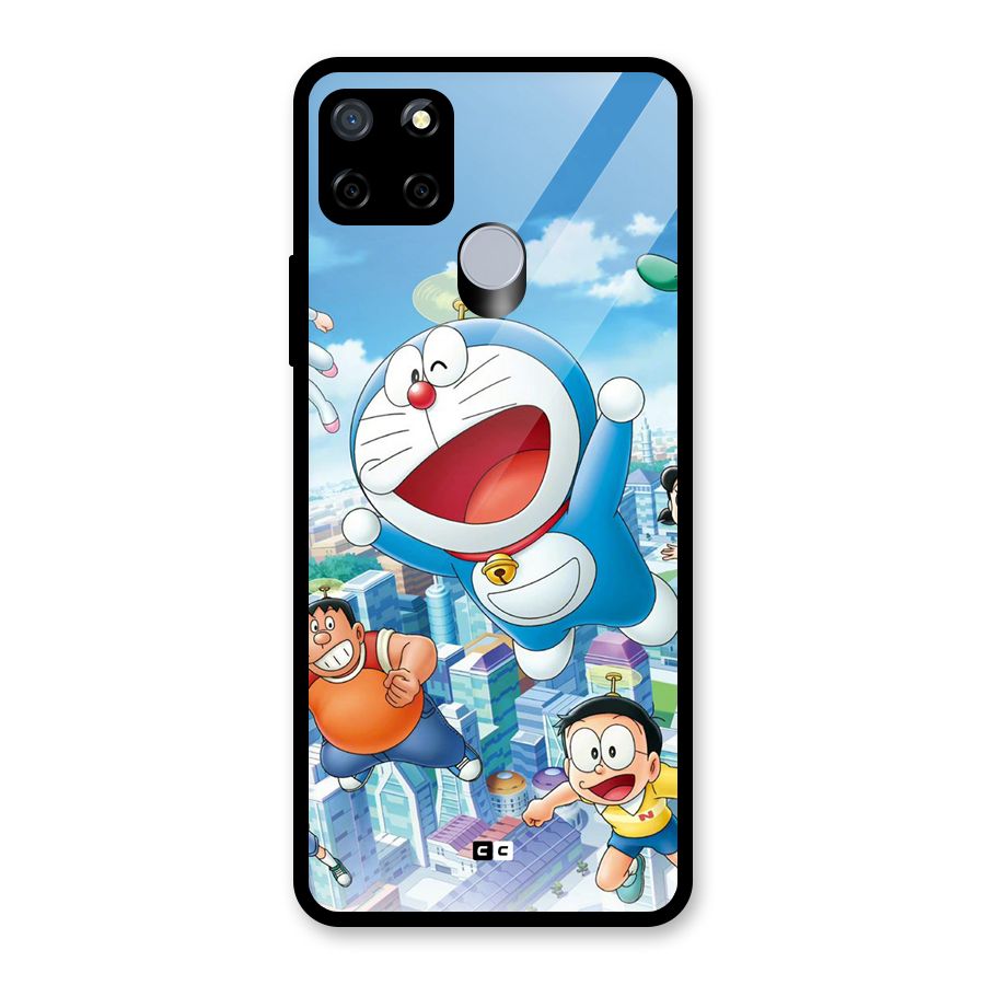 Doremon Flying Glass Back Case for Realme Narzo 30A
