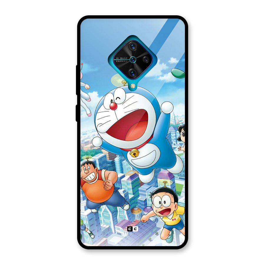 Doremon Flying Glass Back Case for Vivo S1 Pro