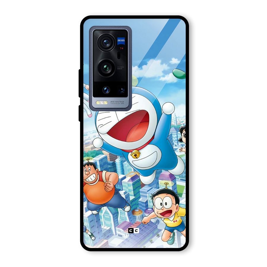 Doremon Flying Glass Back Case for Vivo X60 Pro Plus