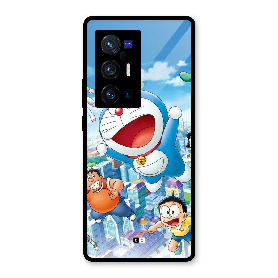 Doremon Flying Glass Back Case for Vivo X70 Pro Plus