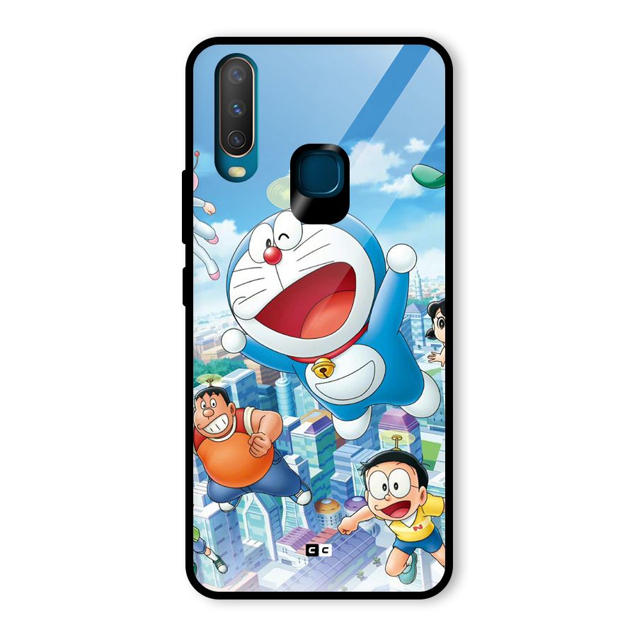 Doremon Flying Glass Back Case for Vivo Y15