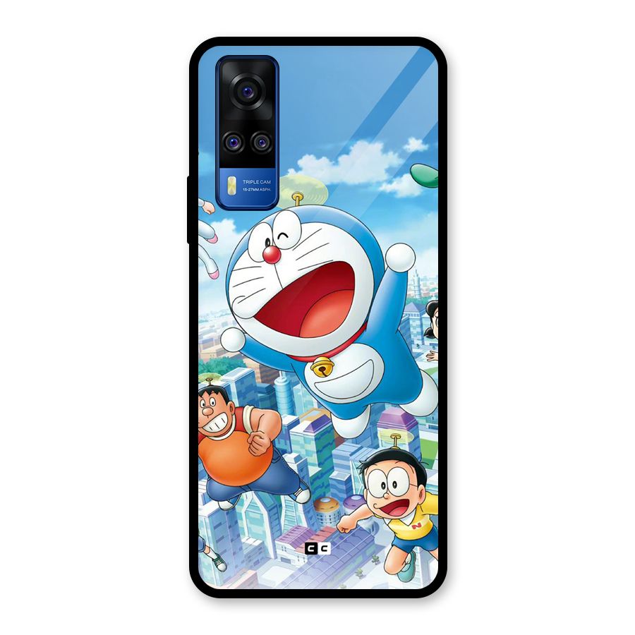 Doremon Flying Glass Back Case for Vivo Y31
