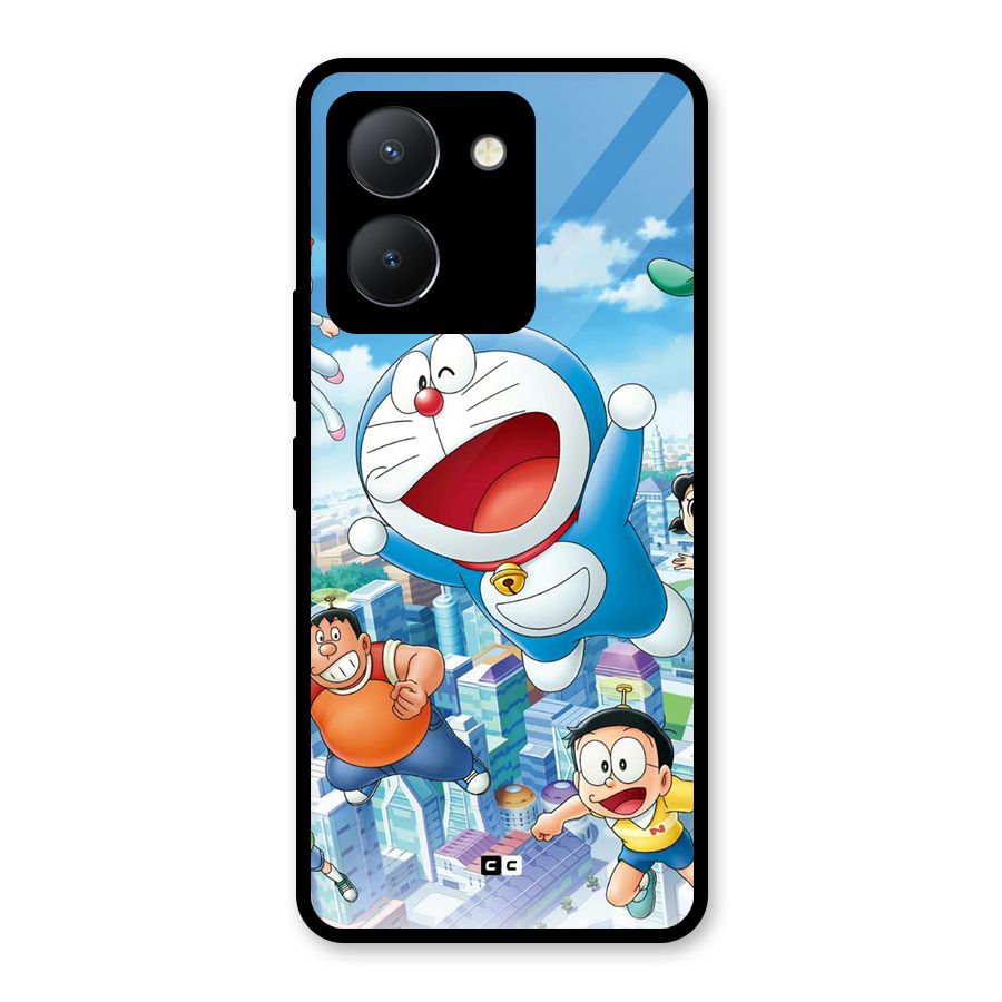 Doremon Flying Glass Back Case for Vivo Y36
