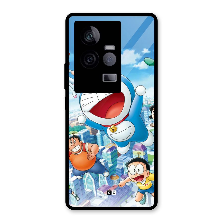 Doremon Flying Glass Back Case for Vivo iQOO 11 5G