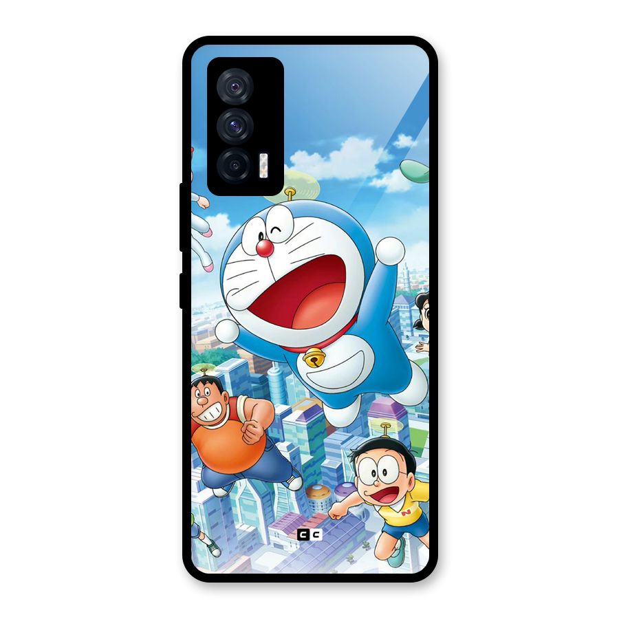 Doremon Flying Glass Back Case for Vivo iQOO 7 5G