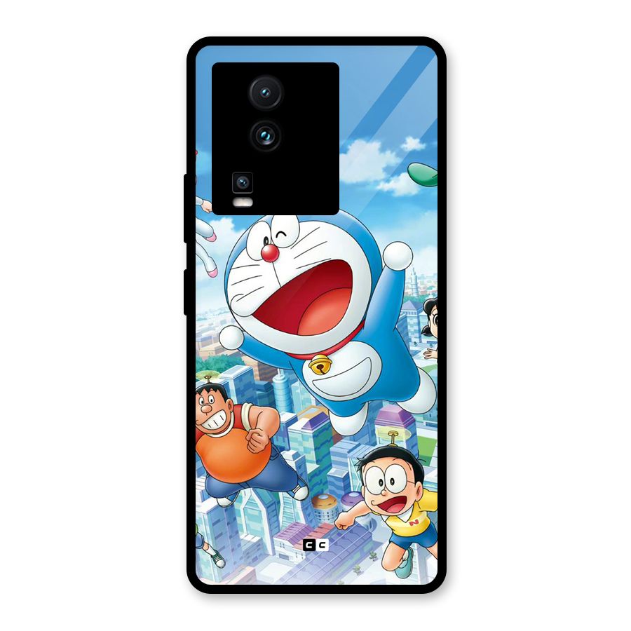 Doremon Flying Glass Back Case for Vivo iQOO Neo 7