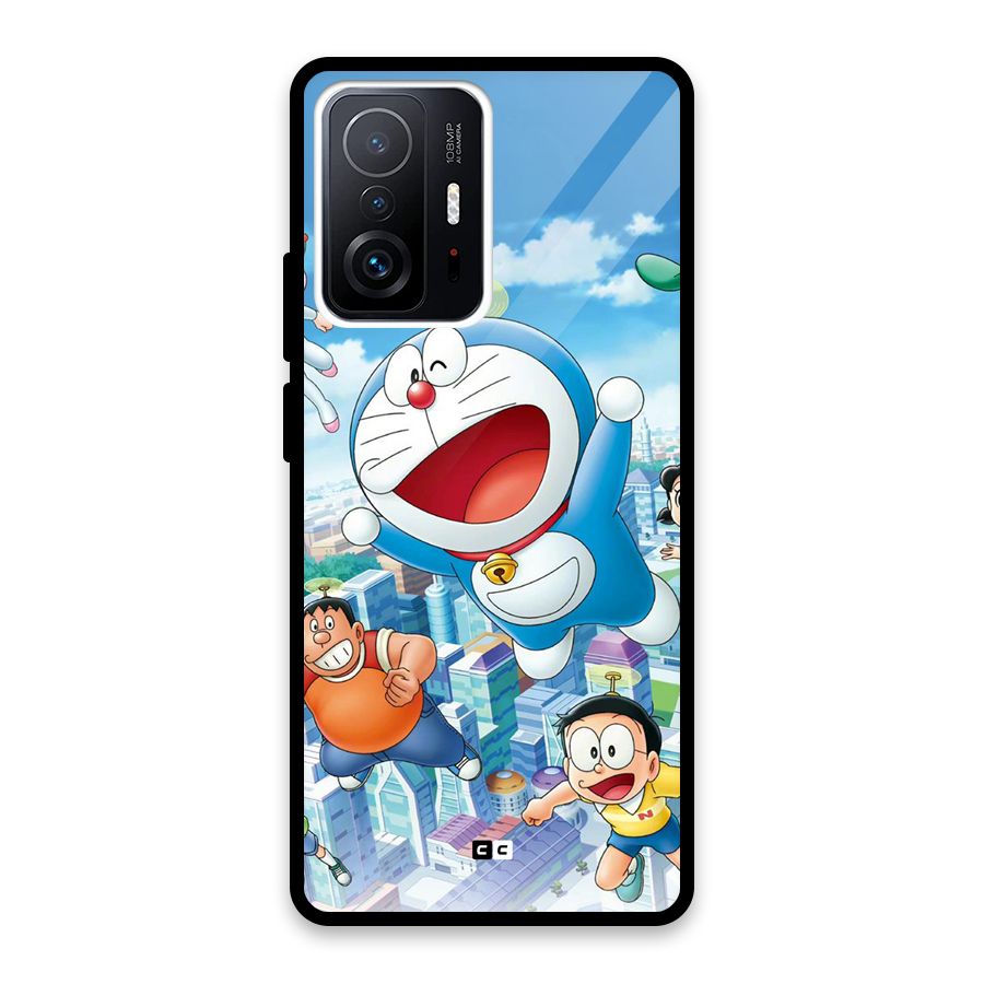 Doremon Flying Glass Back Case for Xiaomi 11T Pro
