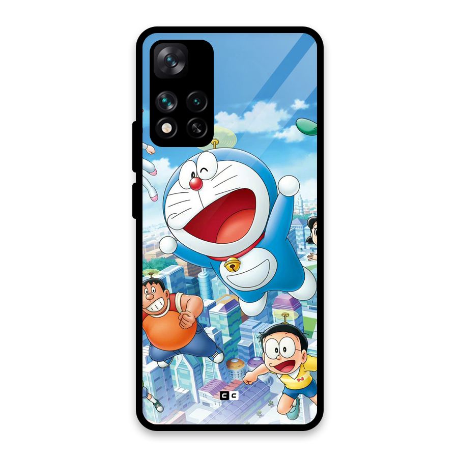Doremon Flying Glass Back Case for Xiaomi 11i HyperCharge 5G