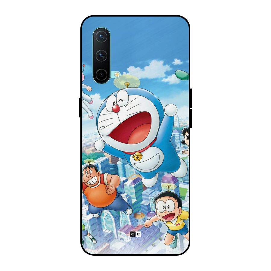 Doremon Flying Metal Back Case for OnePlus Nord CE 5G