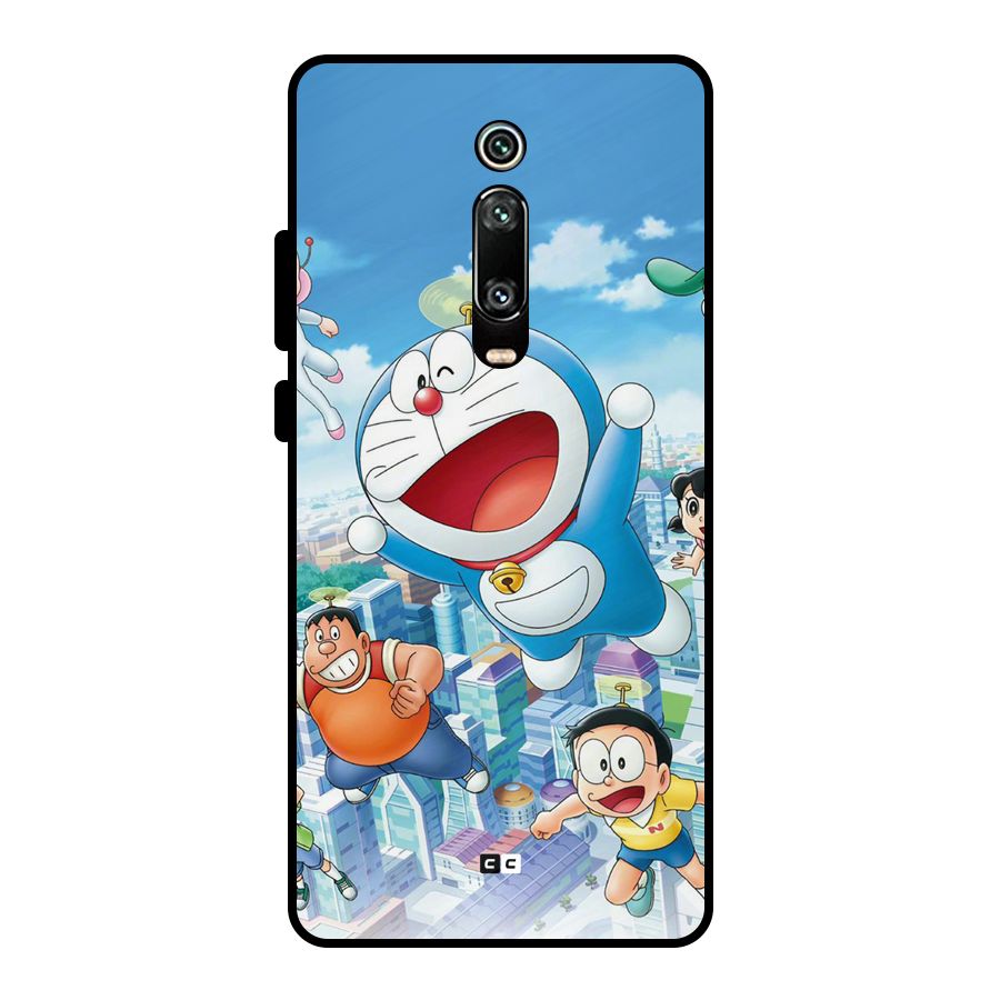 Doremon Flying Metal Back Case for Redmi K20