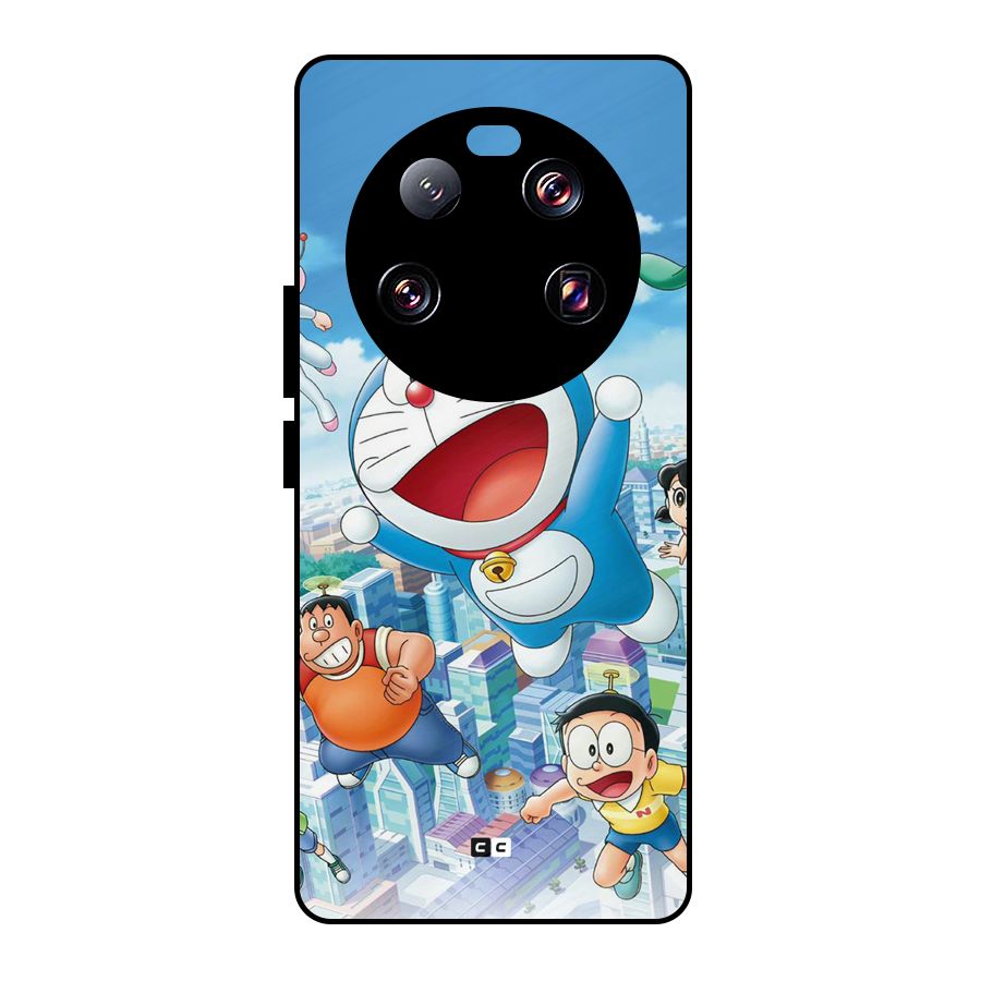 Doremon Flying Metal Back Case for Xiaomi 13 Ultra