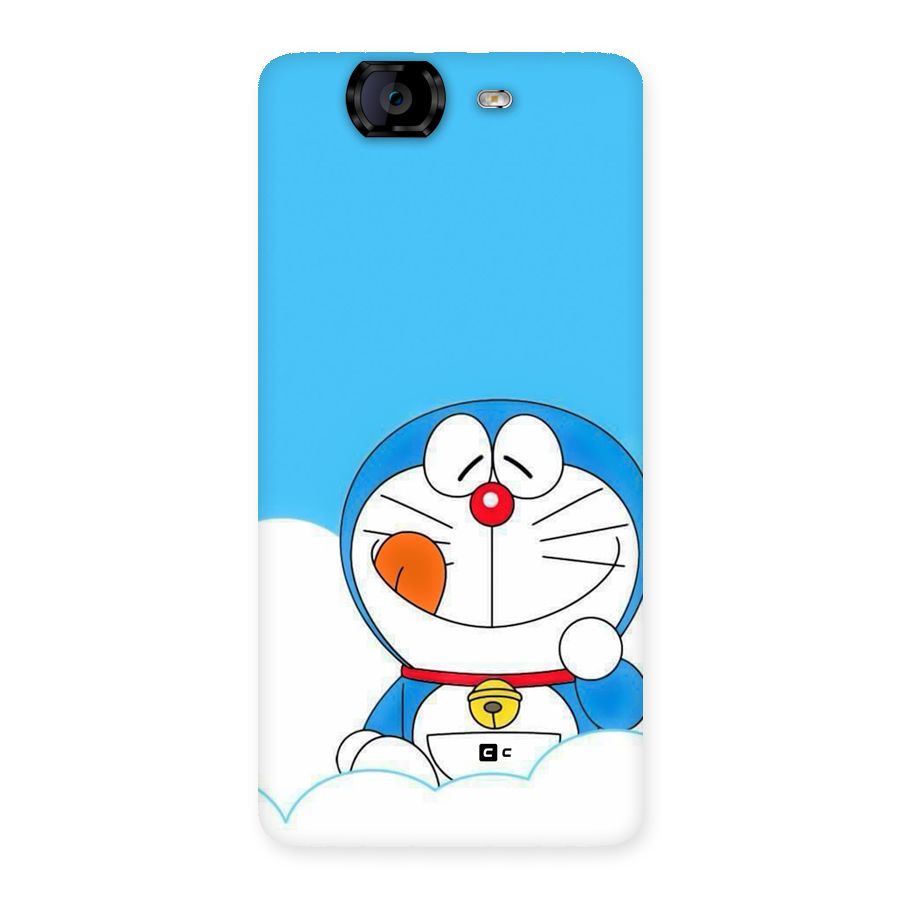 Doremon On Clouds Back Case for Canvas Knight A350