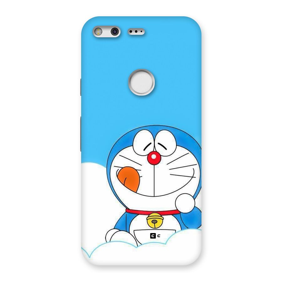 Doremon On Clouds Back Case for Google Pixel