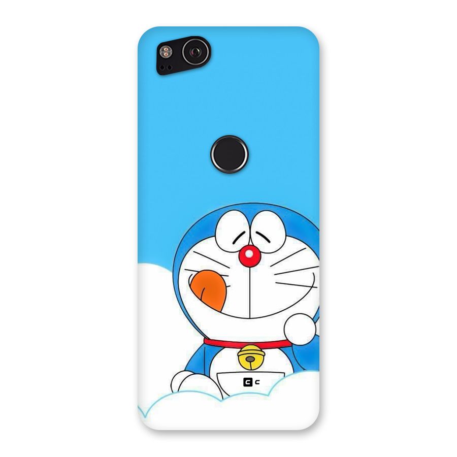 Doremon On Clouds Back Case for Google Pixel 2