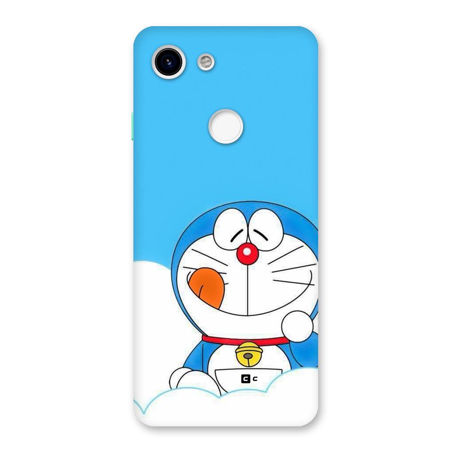 Doremon On Clouds Back Case for Google Pixel 3