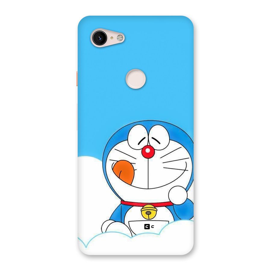 Doremon On Clouds Back Case for Google Pixel 3 XL