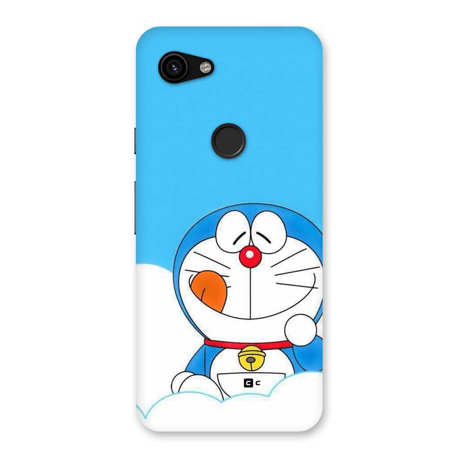 Doremon On Clouds Back Case for Google Pixel 3a