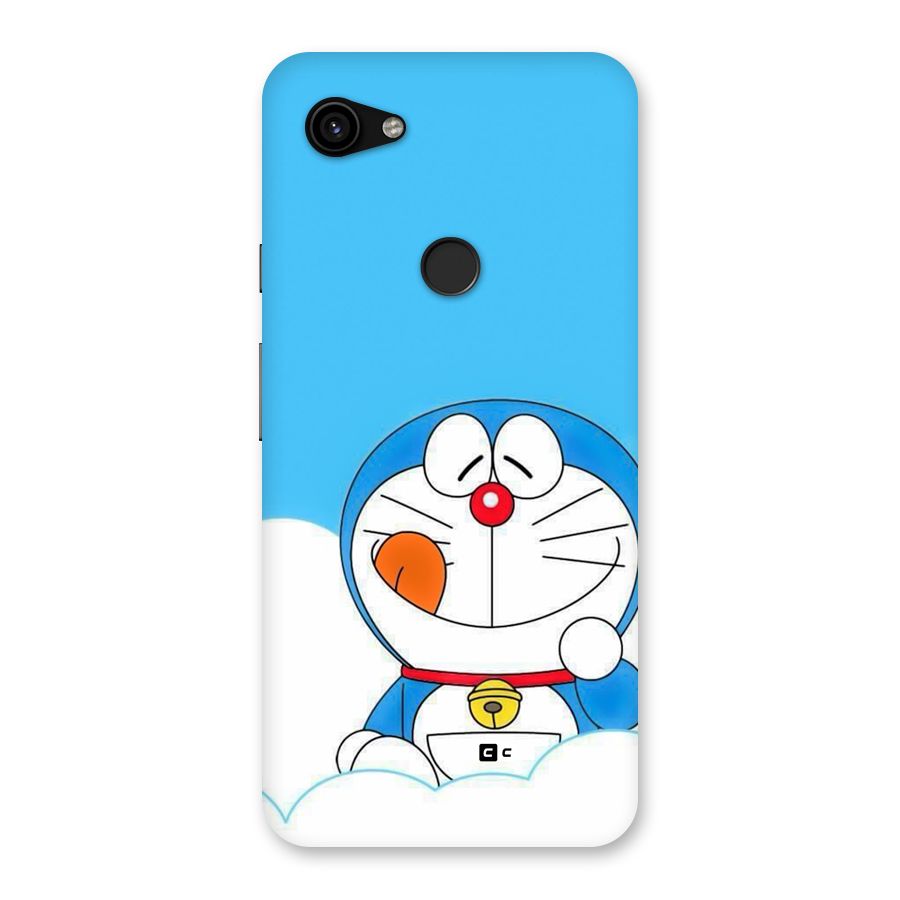 Doremon On Clouds Back Case for Google Pixel 3a XL