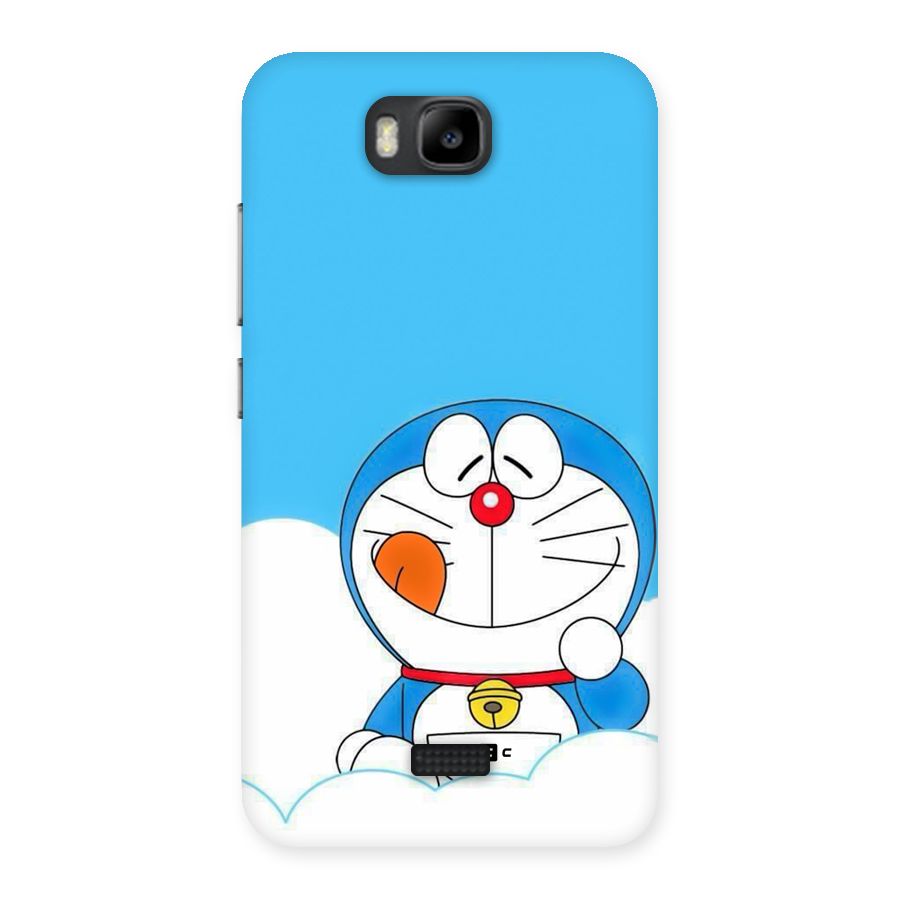 Doremon On Clouds Back Case for Honor Bee
