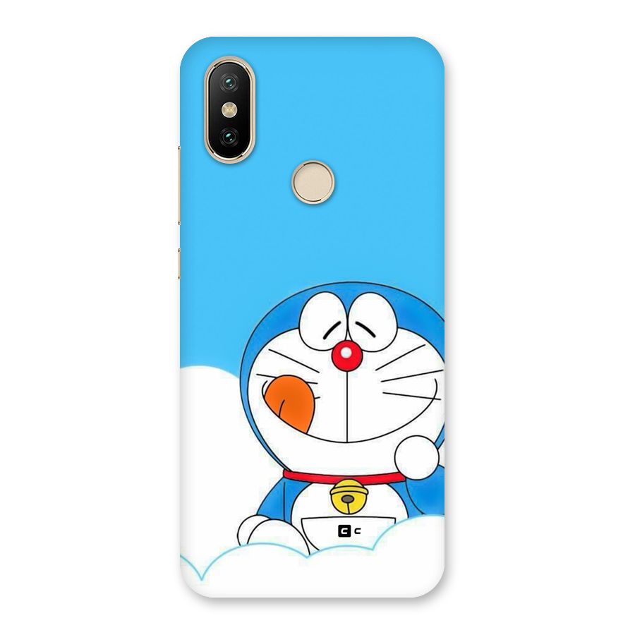 Doremon On Clouds Back Case for Mi A2