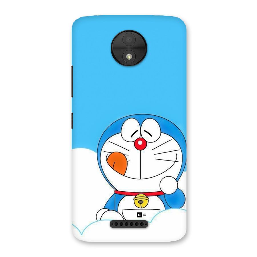 Doremon On Clouds Back Case for Moto C