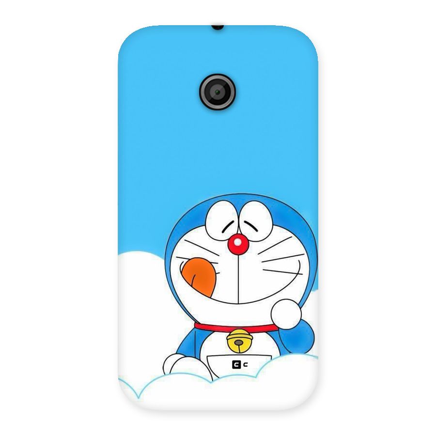Doremon On Clouds Back Case for Moto E