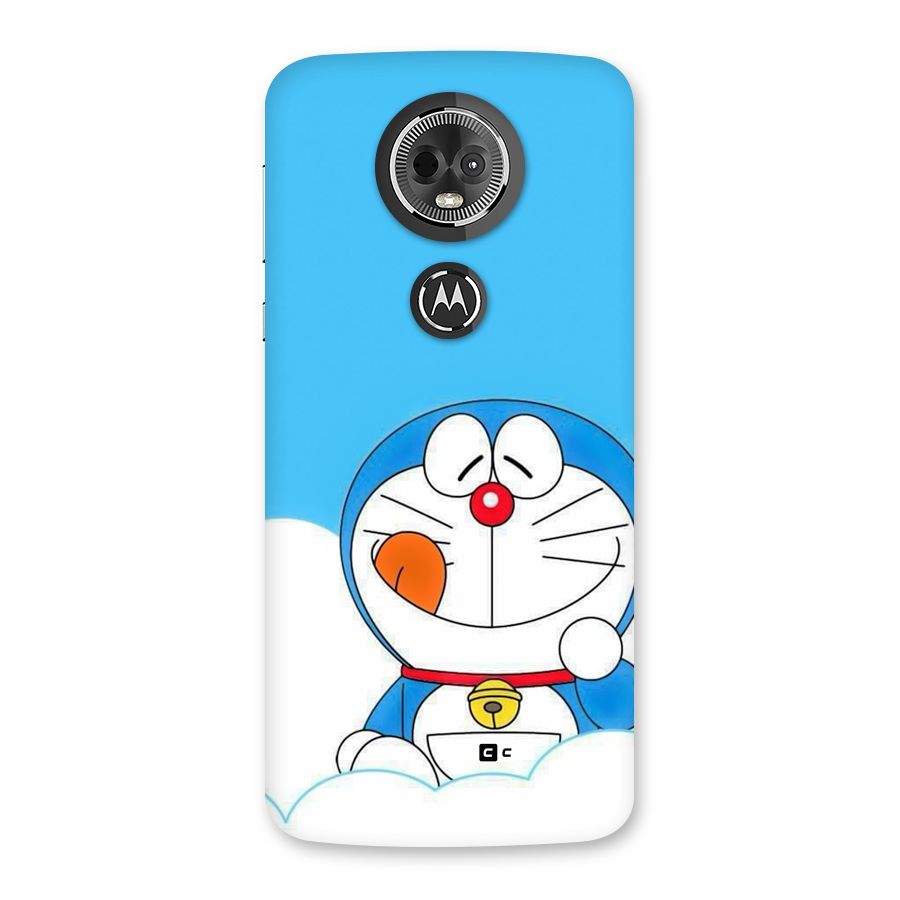 Doremon On Clouds Back Case for Moto E5 Plus