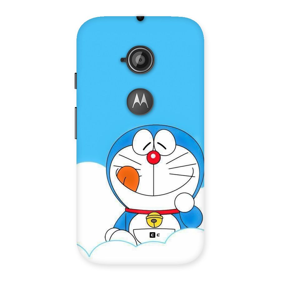 Doremon On Clouds Back Case for Moto E 2nd Gen
