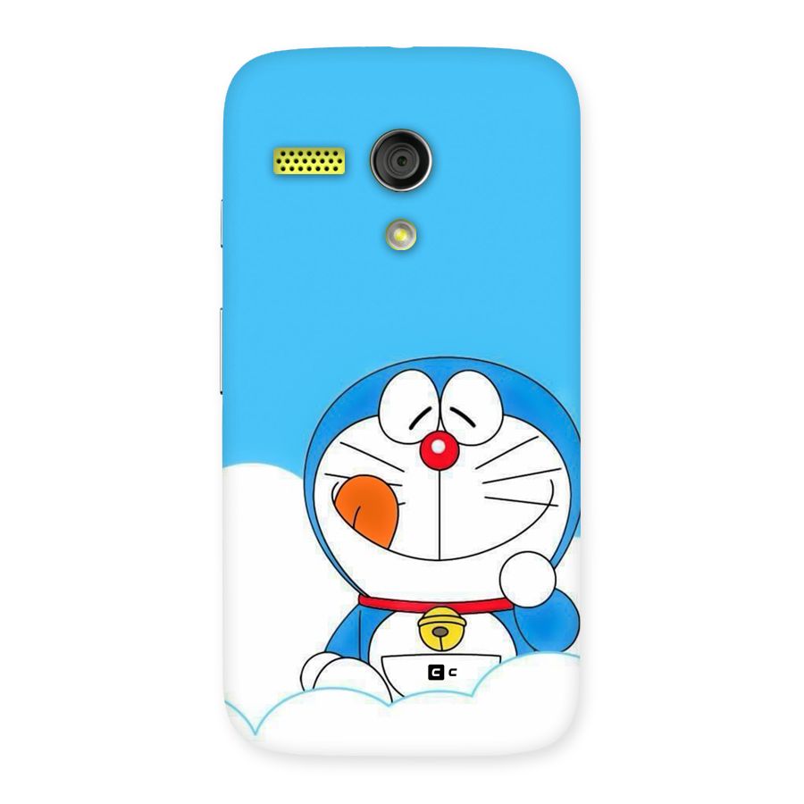 Doremon On Clouds Back Case for Moto G