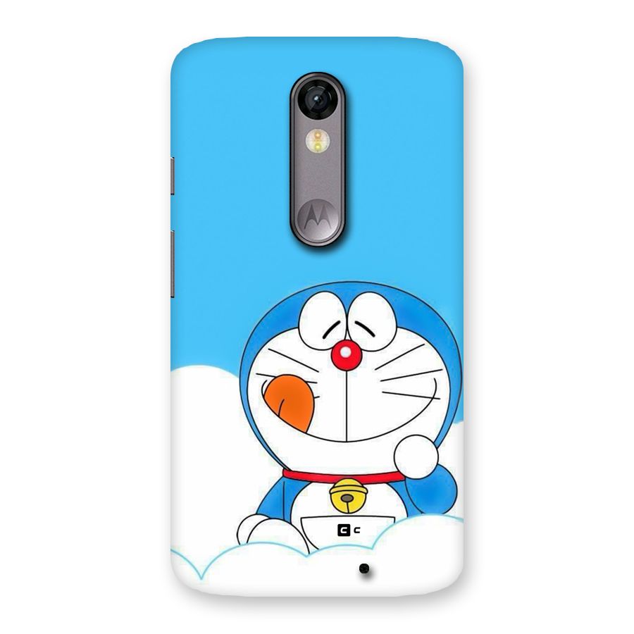 Doremon On Clouds Back Case for Moto X Force