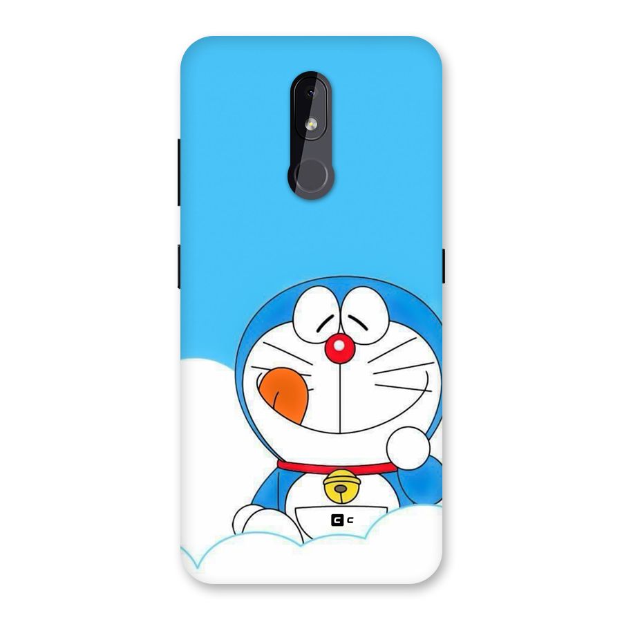 Doremon On Clouds Back Case for Nokia 3.2