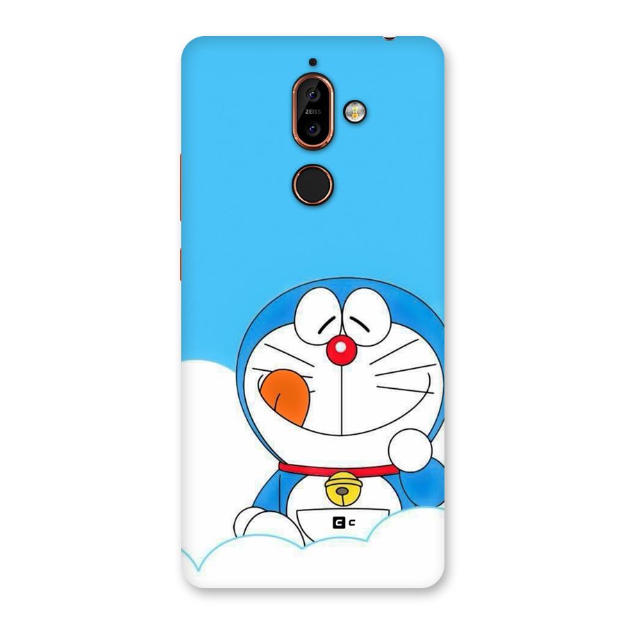 Doremon On Clouds Back Case for Nokia 7 Plus