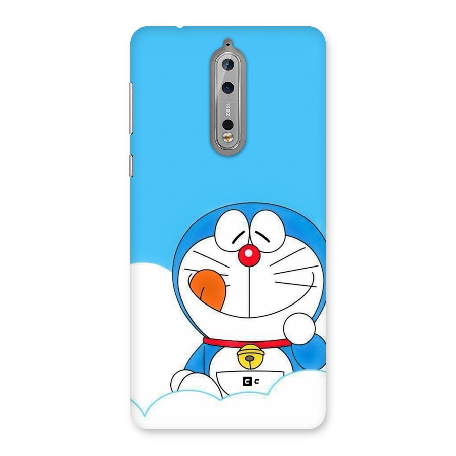 Doremon On Clouds Back Case for Nokia 8