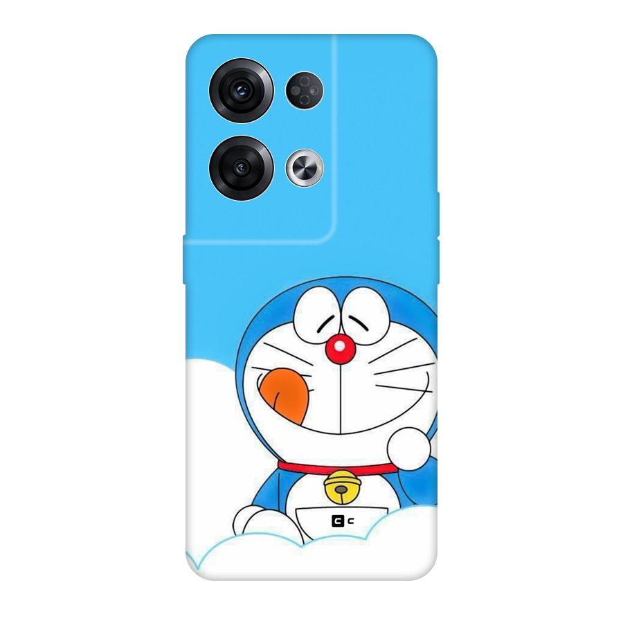 Doremon On Clouds Back Case for Oppo Reno8 Pro 5G