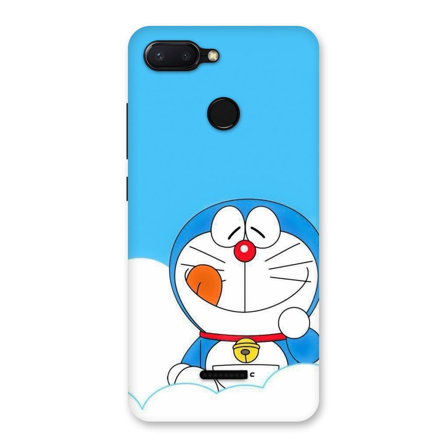 Doremon On Clouds Back Case for Redmi 6