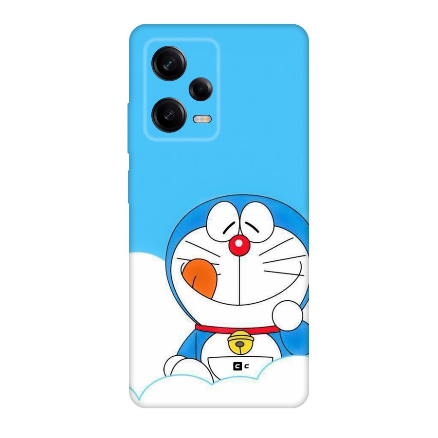 Doremon On Clouds Back Case for Redmi Note 12 Pro