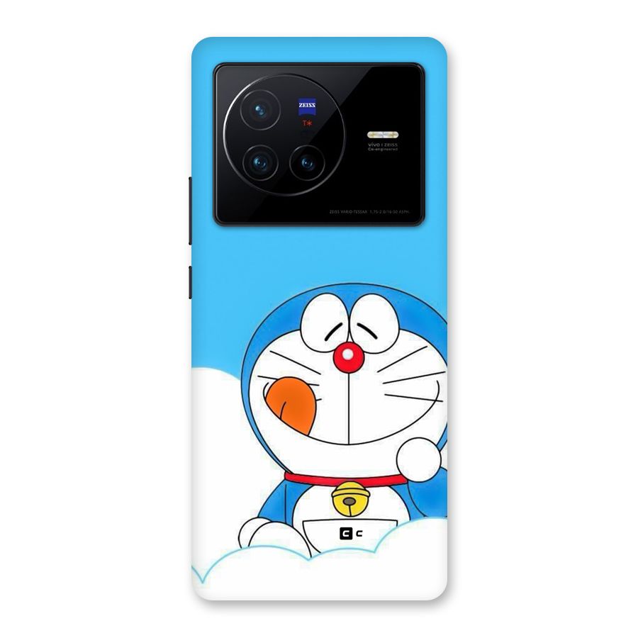 Doremon On Clouds Back Case for Vivo X80