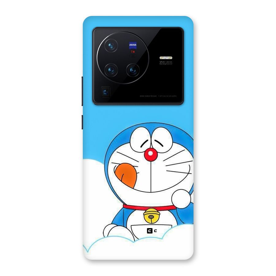 Doremon On Clouds Back Case for Vivo X80 Pro