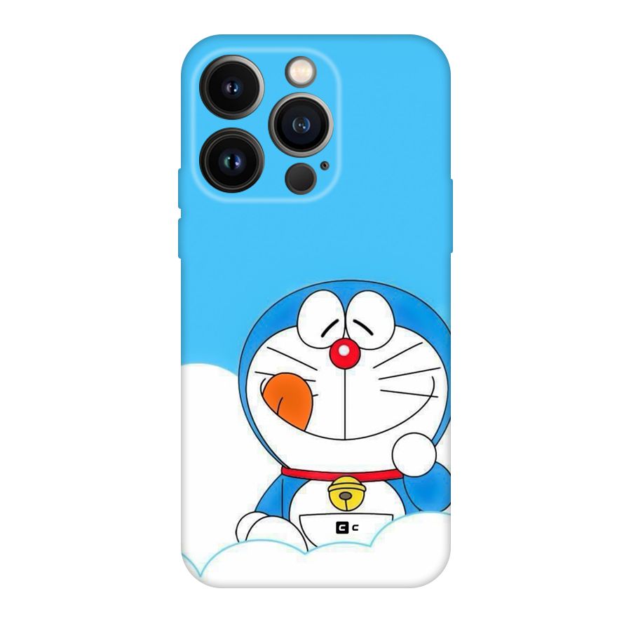 Doremon On Clouds Back Case for iPhone 14 Pro