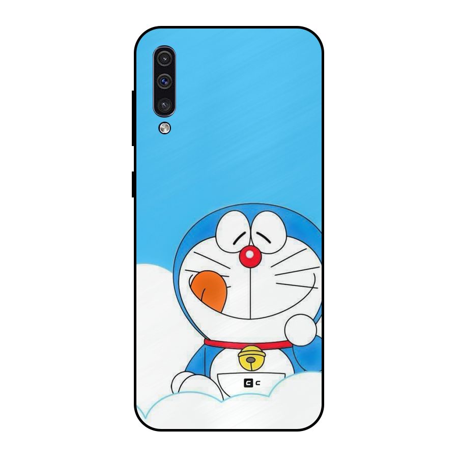 Doremon On Clouds Metal Back Case for Galaxy A50s