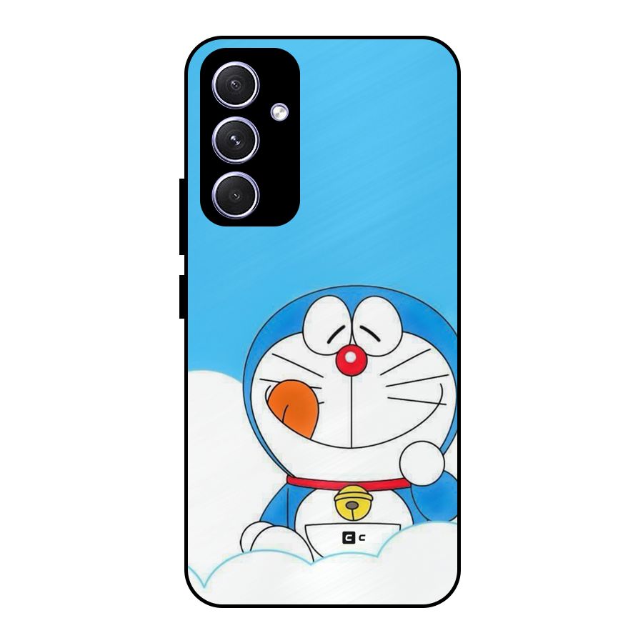 Doremon On Clouds Metal Back Case for Galaxy A54
