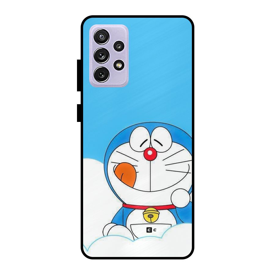 Doremon On Clouds Metal Back Case for Galaxy A72