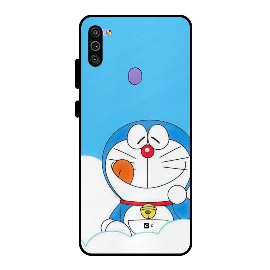 Doremon On Clouds Metal Back Case for Galaxy M11
